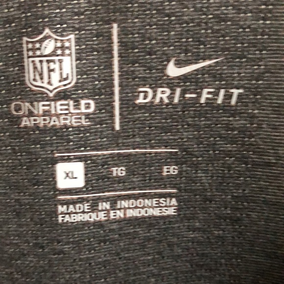 NEW Men's NFL Onfield Apparel Nike Dri-Fit Long-Sleeve Pgh Steelers Shirt - Picture 10 of 10